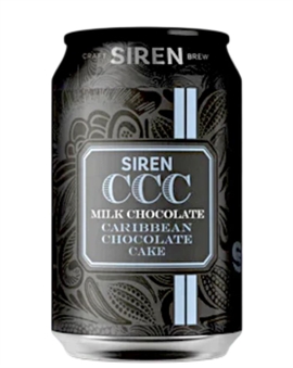Siren CCC Milk Chocolate Caribbean Chocolate Cake Tropical Stout Dåseøl 330 ml 7,4%